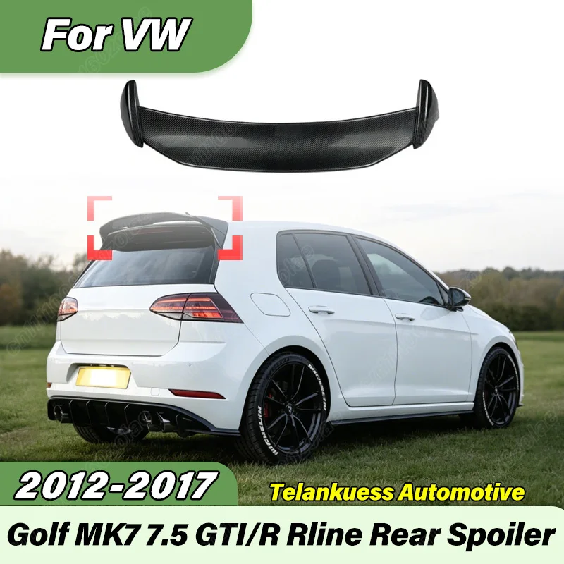 For Volkswagen Golf MK7 7.5 GTI/R Rline 2012 2013 2014 2015 2016 2017 Automobile RZ Aspec Style Rear Trunk Spoiler Body Kit