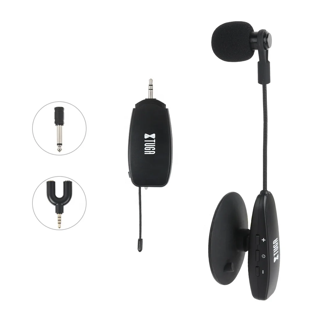 Dieci articoli TLF Xtuga Xuga KX-622 Vendite calde UHF Microfono per sassofono wireless Microfono wireless Prestazioni Strumento musicale