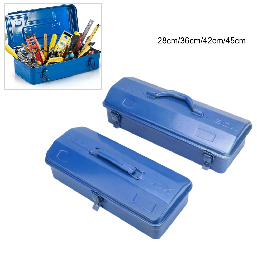 

Sturdy Portable Metal Toolbox Designed to Withstand Pressure Perfect Storage Solution in For Workshops or Households