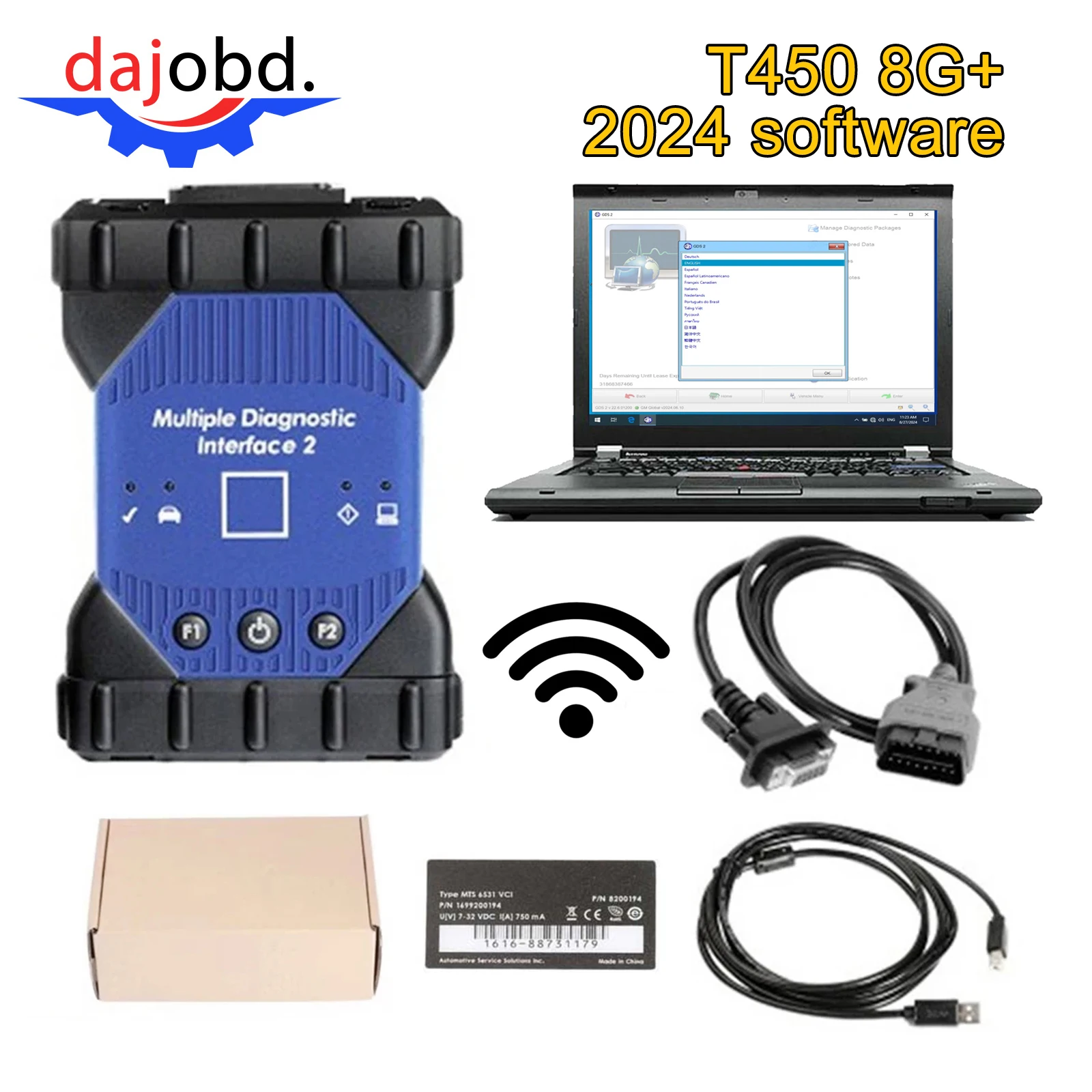 

Новые планшетные ПК и автомобильные диагностические инструменты на GDS2 для G, MC, M2, Wi-Fi, мультидиагностический интерфейс, программирование модели OBD2