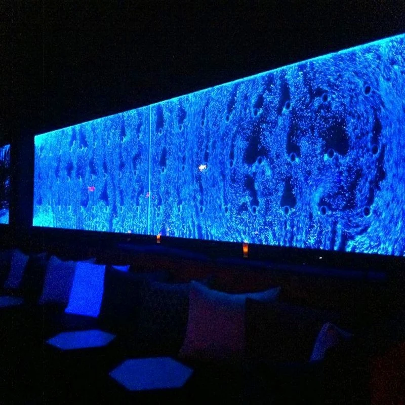 

Customization.LED Waterfall Panel Night Club bar Decoration / bar and Lounge Furniture