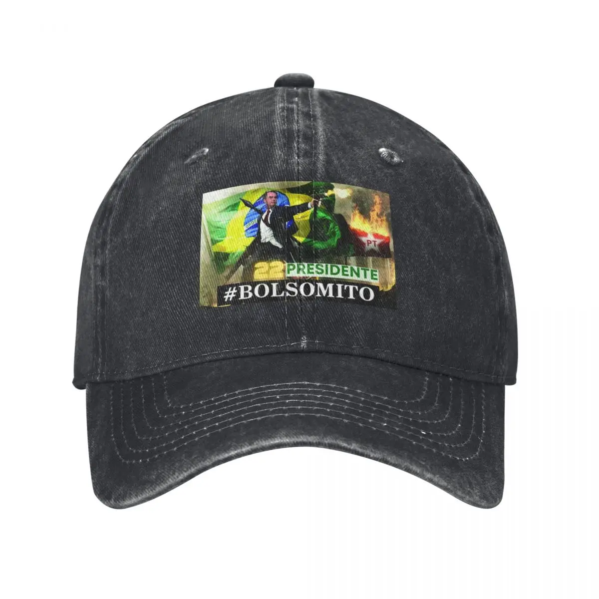 Camiseta Bolsonaro 2022 Brasil acima de Tudo Baseball Cap foam party Hat Icon Woman Men's