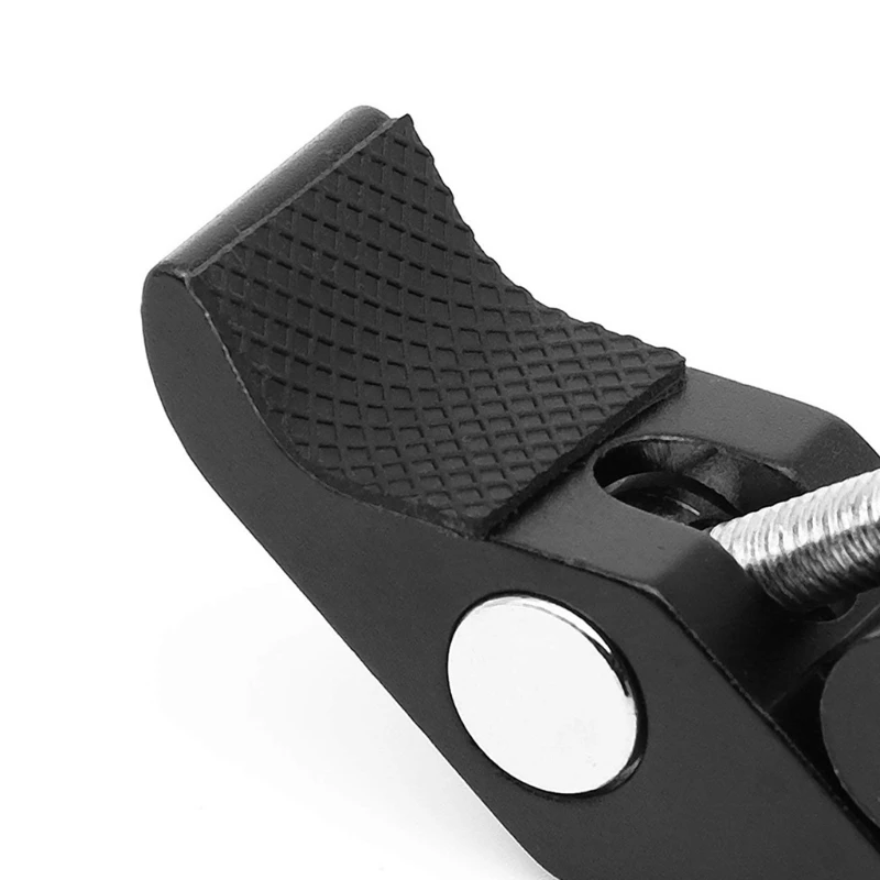 Clip cámara liberación rápida, superabrazadera con orificios rosca 1/4 y 3/8 para accesorio cámara con trípode