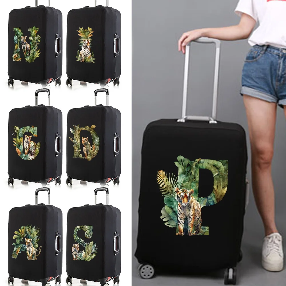 

Luggage Covers Travel needments Reusable Travel Luggage Jungle Tiger Series Suitable Luggage 18-32inch Reusable Washable 2024