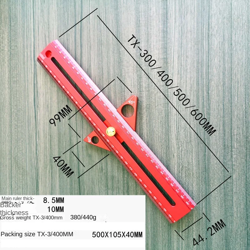 

Фотораздвижной 300/400 мм, маркировочный датчик из алюминиевого сплава, высокоточные измерительные инструменты, угловая фотография