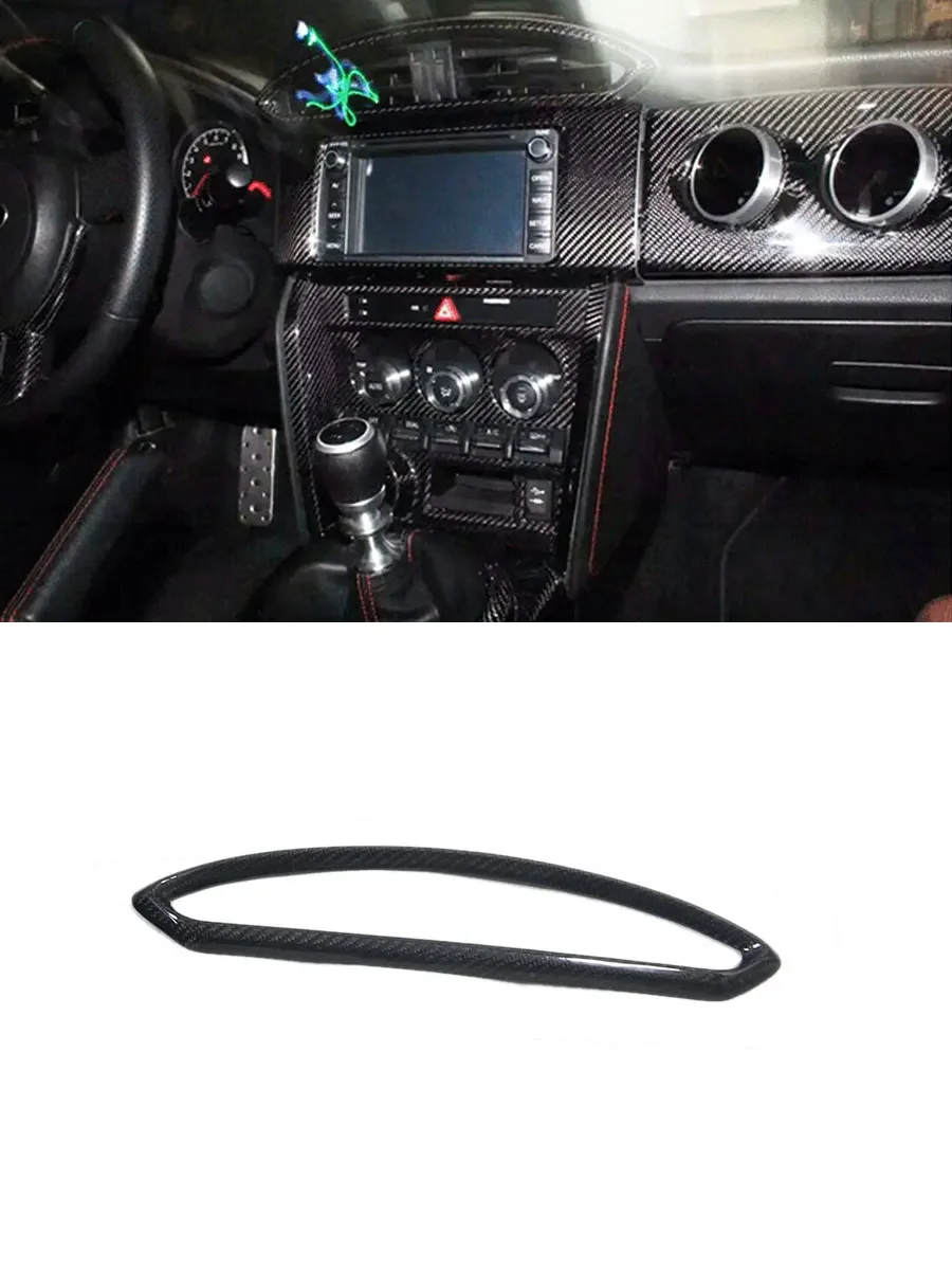 For Toyota 86 GT86 Subaru BRZ True Carbon Fiber Interior Modification, Complete Set of Center Console Panel Decorative Stickers