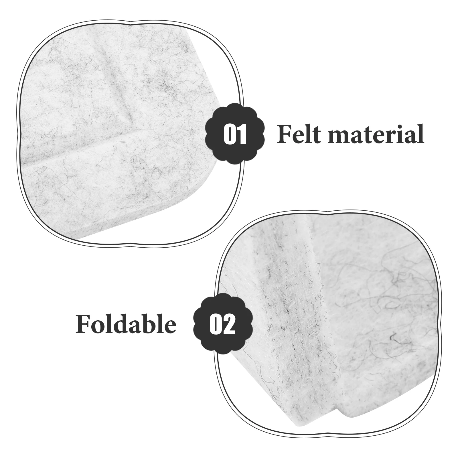 Household Felt Jigsaw Puzzle Board Sleek Design Easy Installation Flexible Use for Enthusiasts Puzzle Tray Household Felt Board