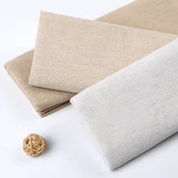 150x50cm/150x500cm Cotton Linen Fabric Greige For Embroidery Practice Fabric Decoration Cloth Handmade DIY Sewing TJ20577 2