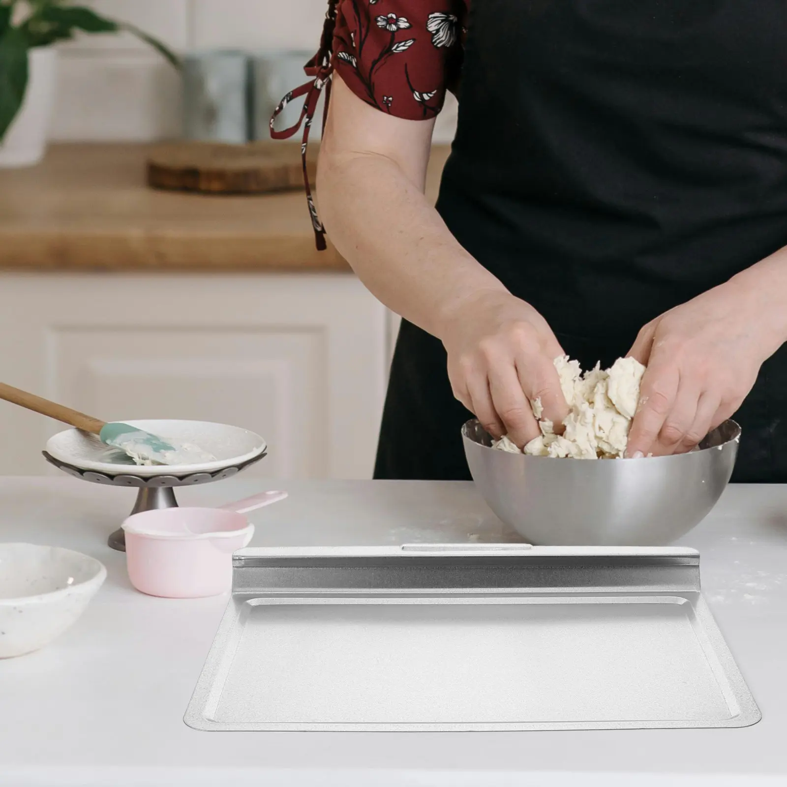 Rectangular Baking Tray for Toaster Oven Sturdy Iron Drip Pan Multipurpose Grilling Roasting Oil Crumb Catcher Oven Drip Tray