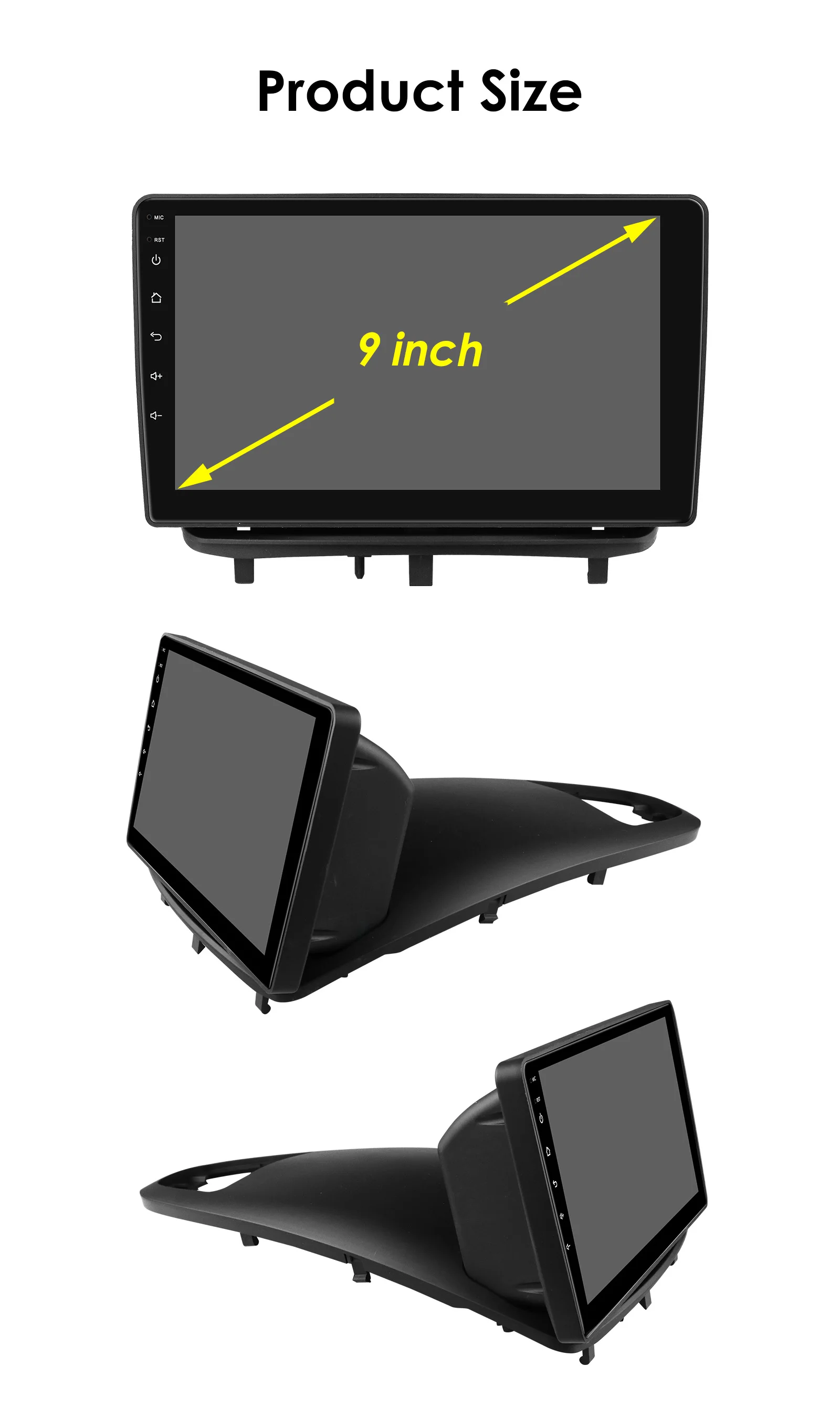 Reproductor Multimedia para Auto con Android para Opel Corsa D 2007-2012, Carplay Inalámbrico, Audio para Auto, WIFI 6115, Pantalla Inteligente 5