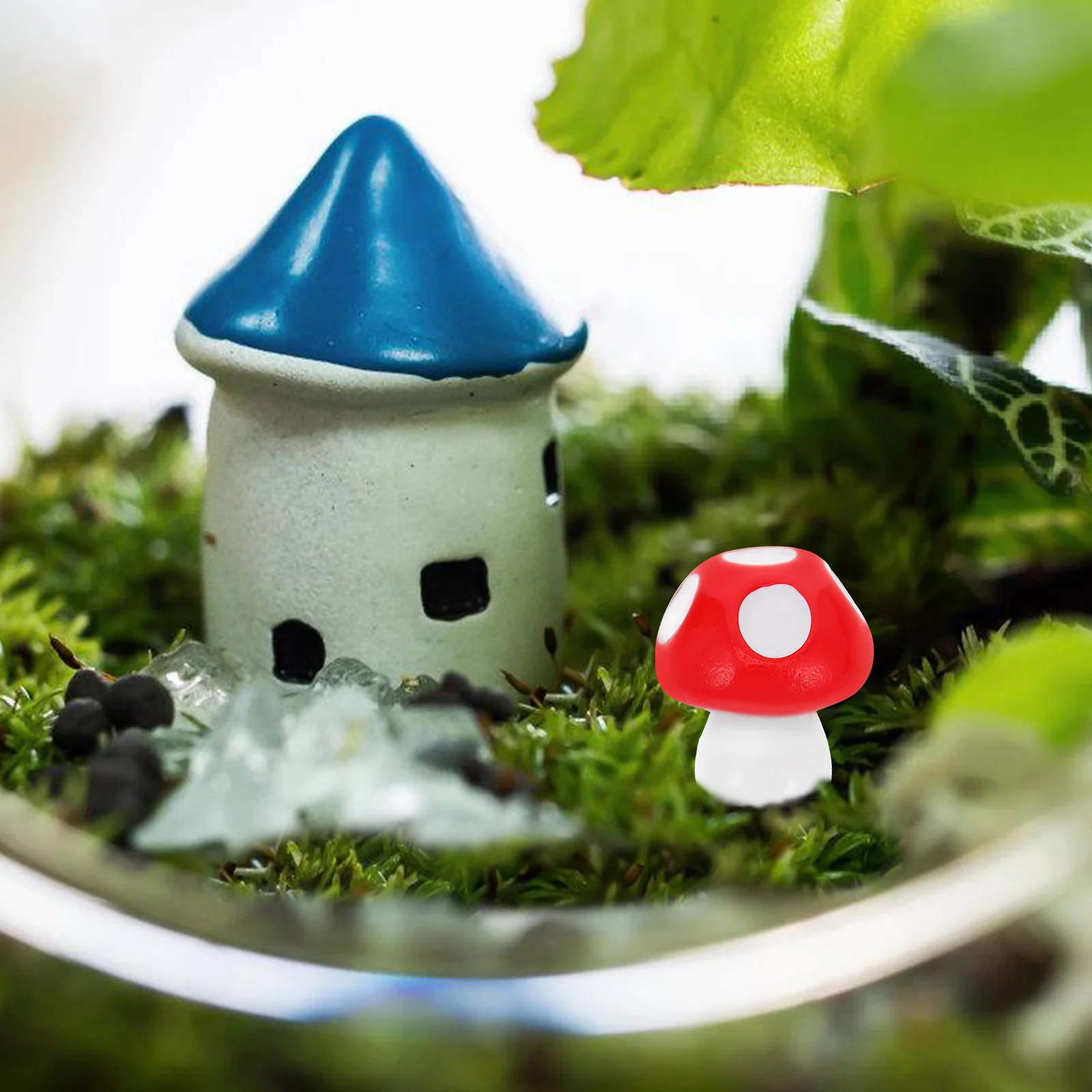 

Simulated Small Mushroom Mushrooms Funny Mini Craft Trinkets Garden Outdoor Decor Terrarium