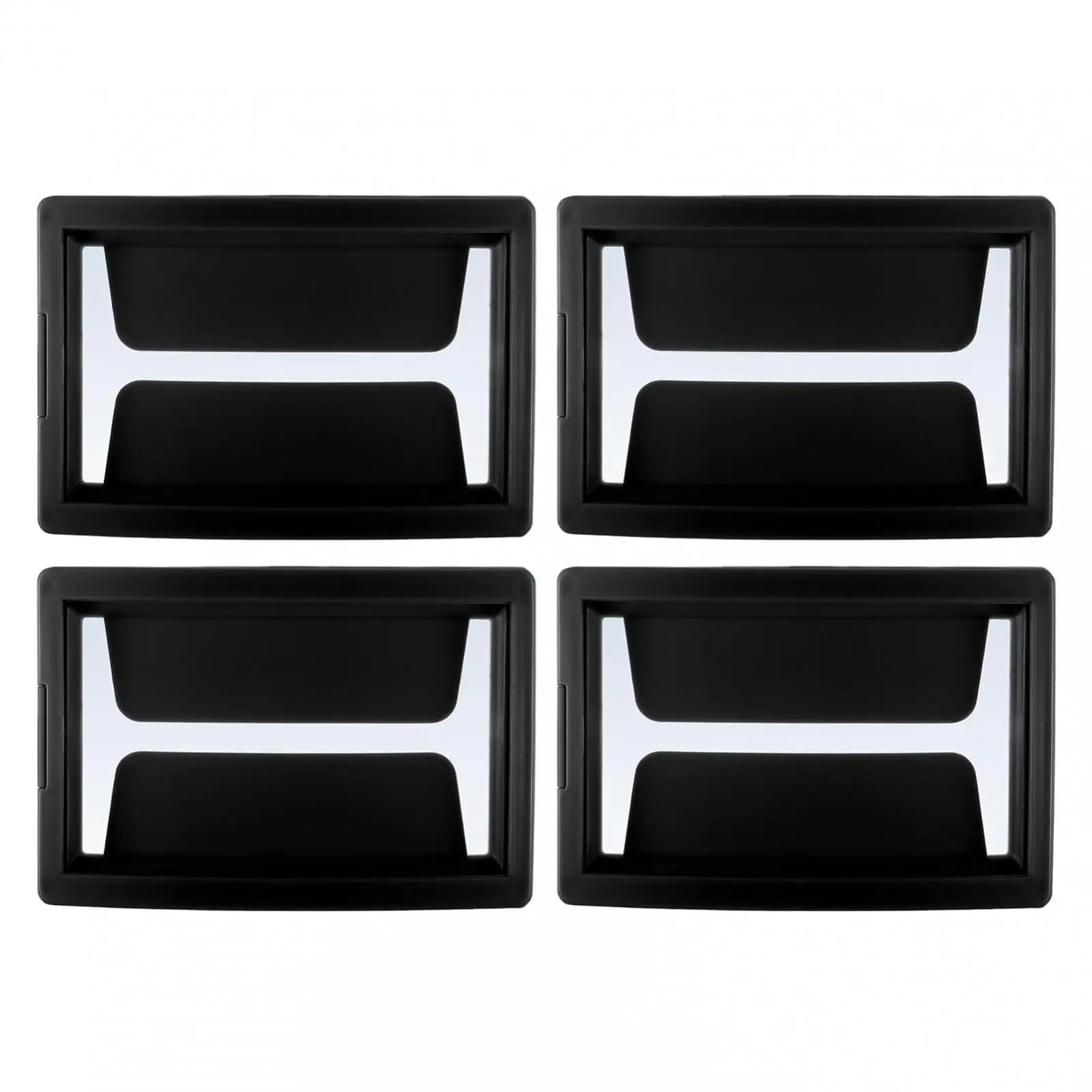 

4x Ski Pass Holders ID Holders Helmet Attachment Ski Protection Clamp for Race Downhill Cruising Slopes