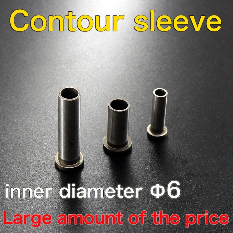 Mold contour sleeve bush top height screw sleeve tube inner diameter diameter 6mm, length 20mm25mm30mm35mm40mm50mm60 80mm100mm