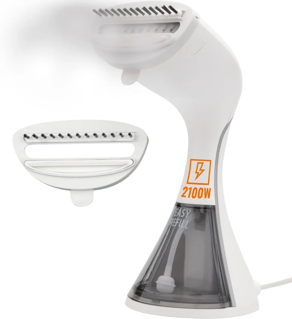 Sogo Plancha Vertical de Vapor Portátil Iron Force con Potencia 2000-2100W – Plancha Ropa Vertical con Accesorios de Cepillo y M
