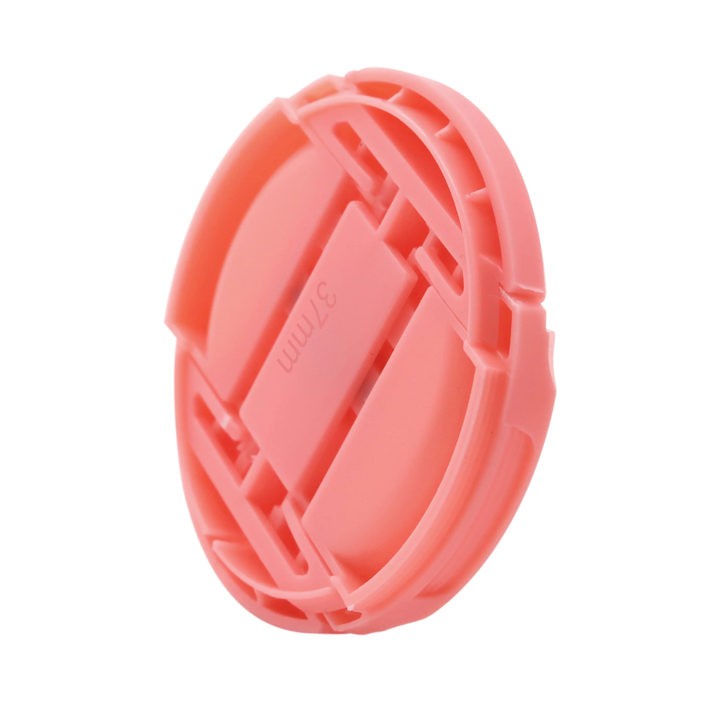 Tapa de lente pinchada central colorida, Rosa/verde, Universal, 37, 40,5, 43, 46, 55, 62, 72, 77, 82, 86 mm