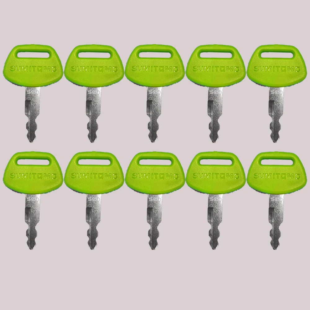 1/5/10/20pcs S450 Start Key Fits Sumitomo SH130/200/210/240 A1 A2 Excavator Ignition & Door Key