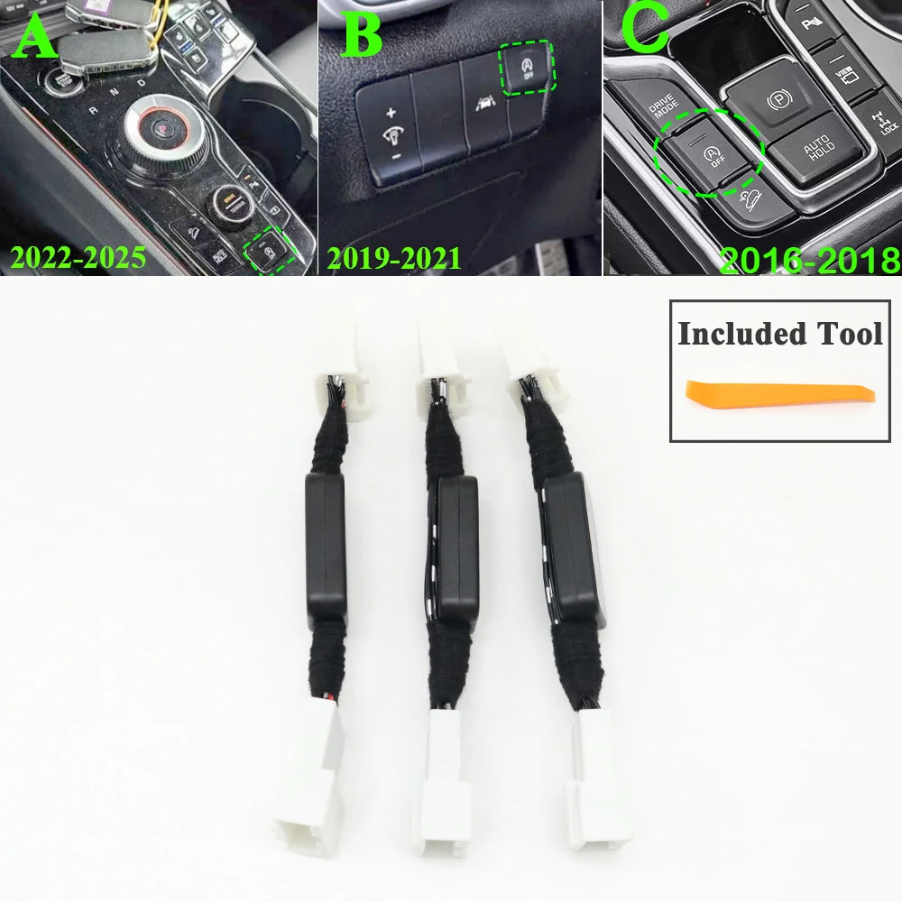 

Car Auto Stop Start Canceller Eliminator Engine Off Closer Device Disabler Cable Delete Control Plug For Kia Sportage 2016-2025