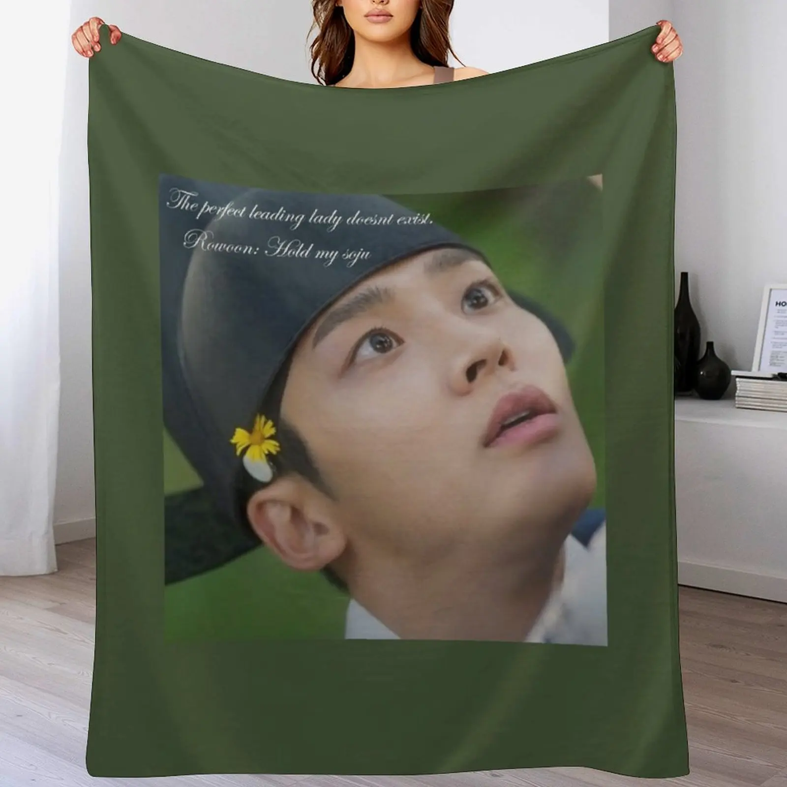 The Perfect Leading Lady Doesn't Exist...Rowoon Throw Blanket Warm Plush Fuzzy Blanket for Living Room