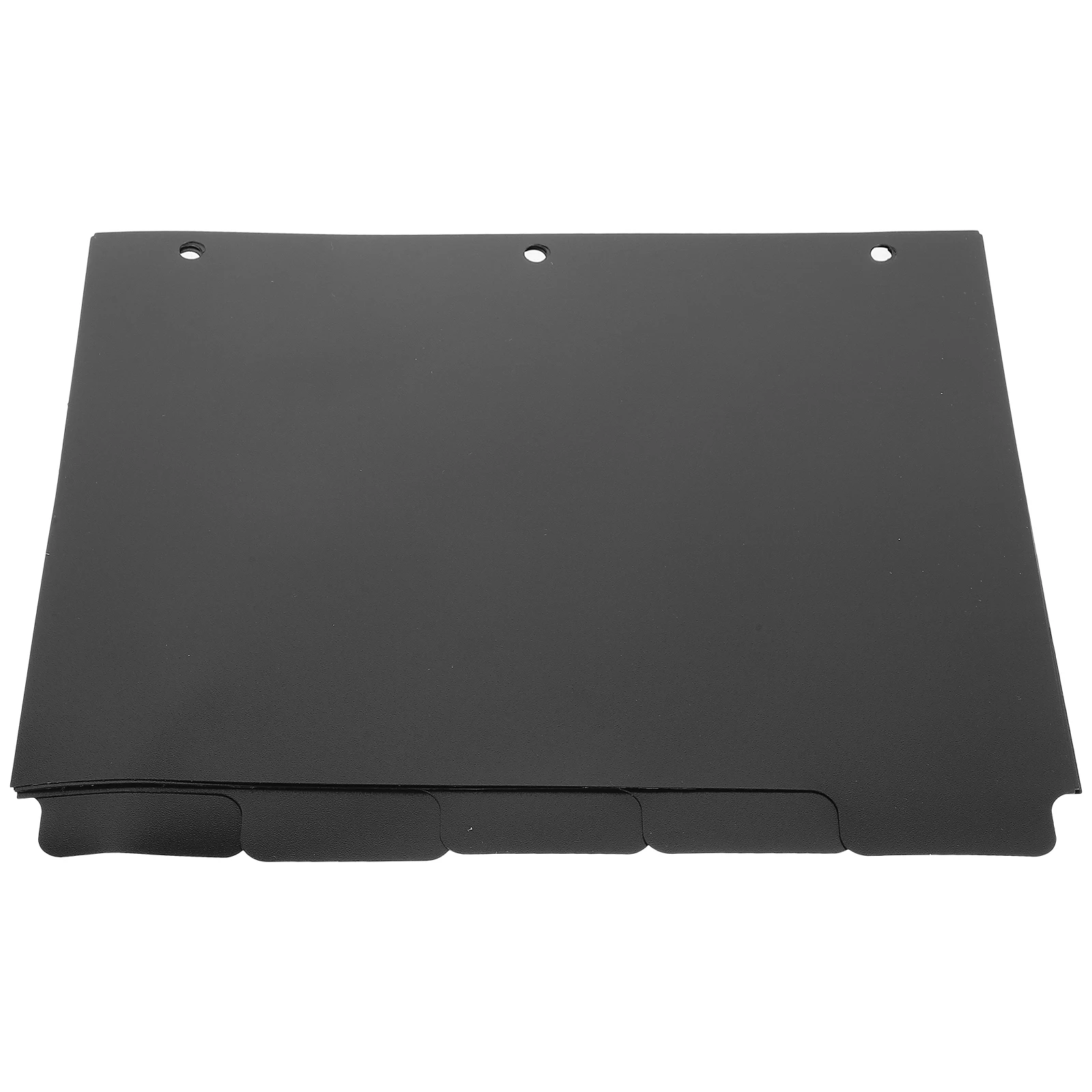 

5 Sheets A4 Loose-leaf Binder Dividers Black PP 3 Rings Notebook Supplies Folder Tabs Organizer Pages Separators