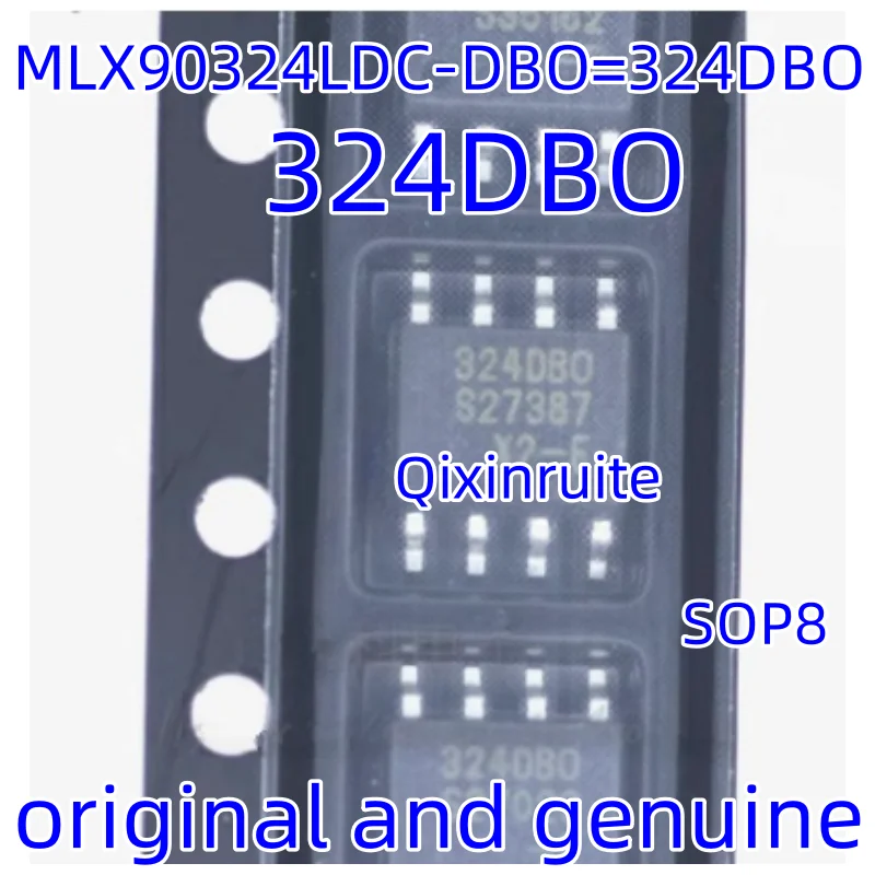 Qixinruite جديد MLX90324LDC-DBO = 324DBO SOP8 مستشعر موضع IC رقاقة