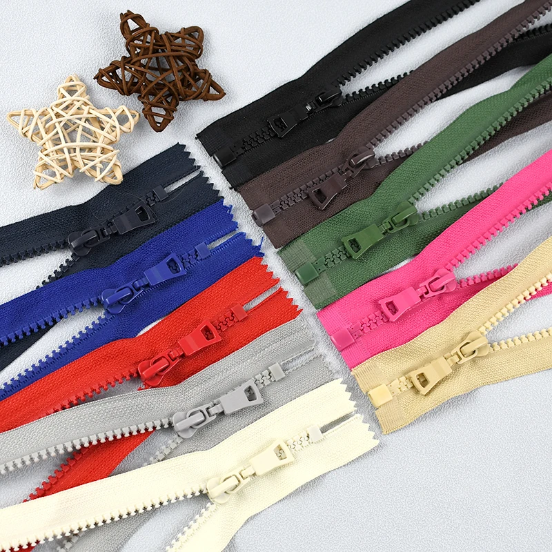 

5Pcs 5# Resin Zipper for Clothes Separable Zippers 15-25cm Close-End 30-90cm Open-End Zips Sewing Closures Ziper Repair Kits