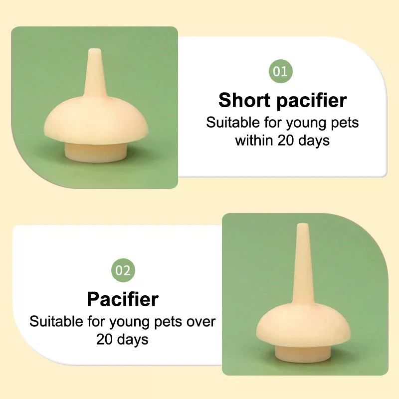 /TPz/Kitten Feeding Bottle Nipple Feeder Can Squeeze Liquid Milk Nursing Bottle For Newborn Dogs Puppies Rabbits Hamster Cat Pe