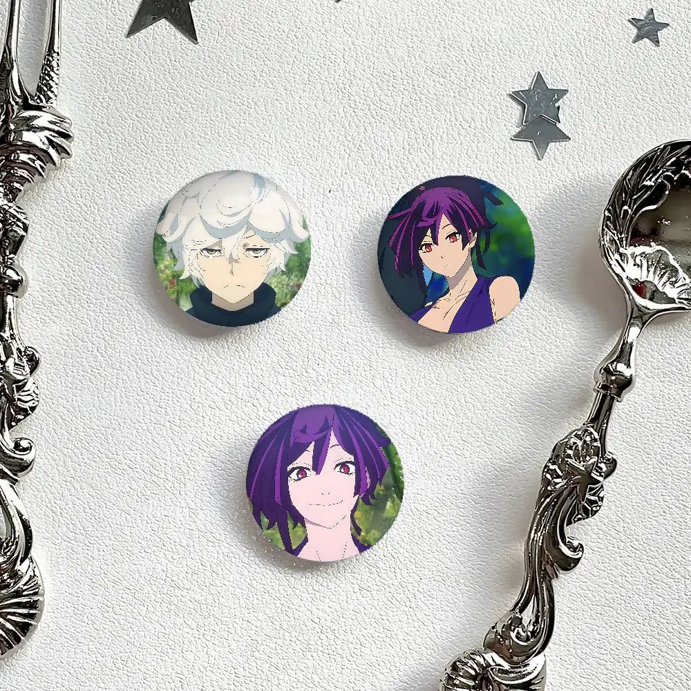 دبابيس طية صدر السترة المستديرة المميزة من كارتون هيلز بارادايس: دبابيس شارة لطيفة لملحقات حقيبة الكتف والهدايا التذكارية #3