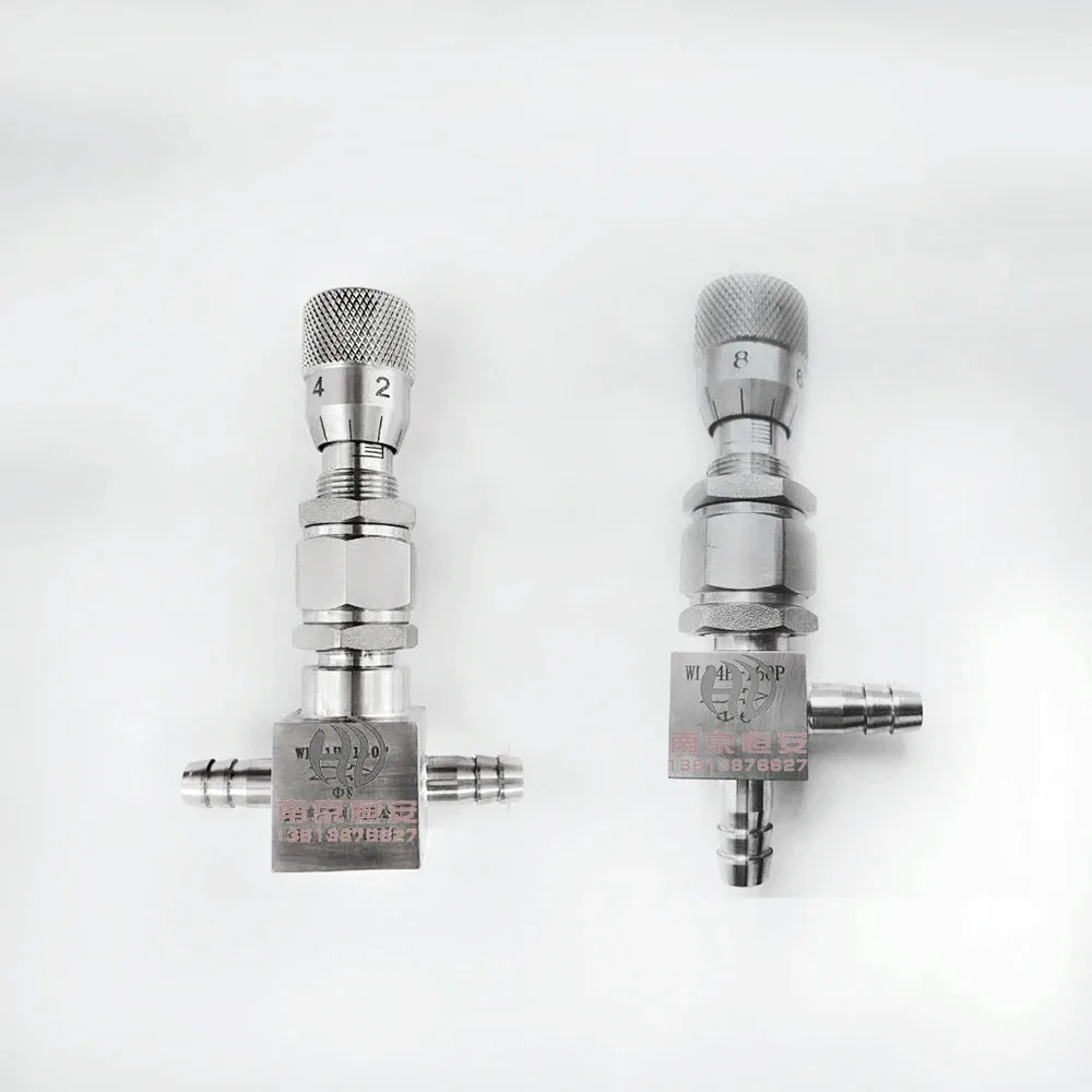 4mm 6mm 8mm 10mm 12mm Hose Barb Tail Straight Right Angle 304 Stainless Steel Micro Regulating Metering Needle Valve Water Gas