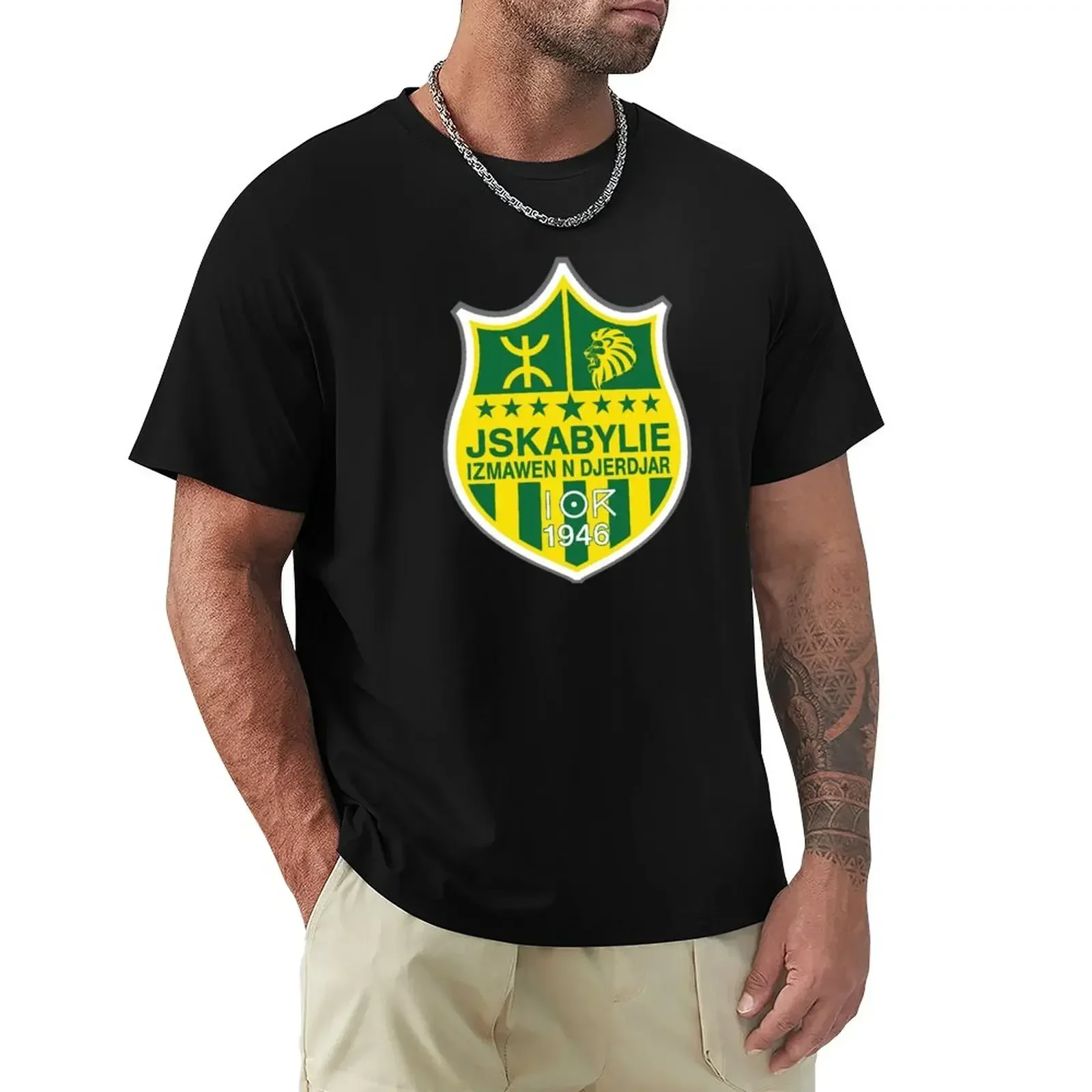 

JSK - JS Kabylie - izmawen n djerdjar T-Shirt vintage t shirt quick-drying t-shirt korean fashion t shirts for men