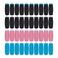 40 unids/set herramienta para el cuidado de los pies cabeza piel muerta callos removedor crujiente rodillo de repuesto para archivo Scholls herramienta para el cuidado de los pies