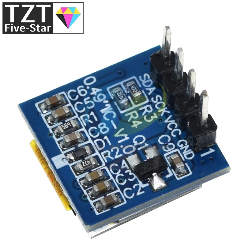 TZT OLED 디스플레이 LCD 모듈, 흰색 0.49 인치 스크린, 64x32 I2C IIC 인터페이스, SSD1315 드라이버, Arduino AVR STM32 용, 0.49 인치