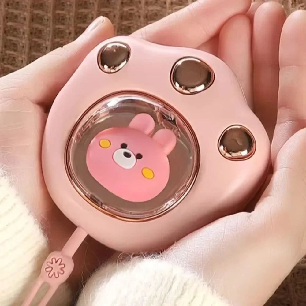 Cute Mini Cat's Claw Hand Warmer 2 Heat Levels Portable Electric Heater Rechargeable Pocket Warmer Office