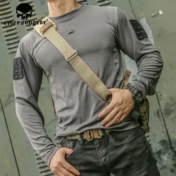 EMERSONGEAR Tactical UMP Frogmen T-Shirt Men Fitness Sport Long Sleeve Hunting Climbing Shirt Male Breathable Clothes EM9541