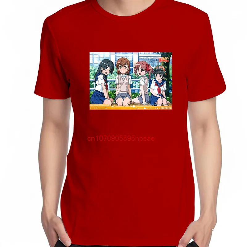 Unisex Cotton Print T-Shirt Rengoku Anime Graphic Summer New Shirts a Certain Scientific Railgun Men's T-Shirt