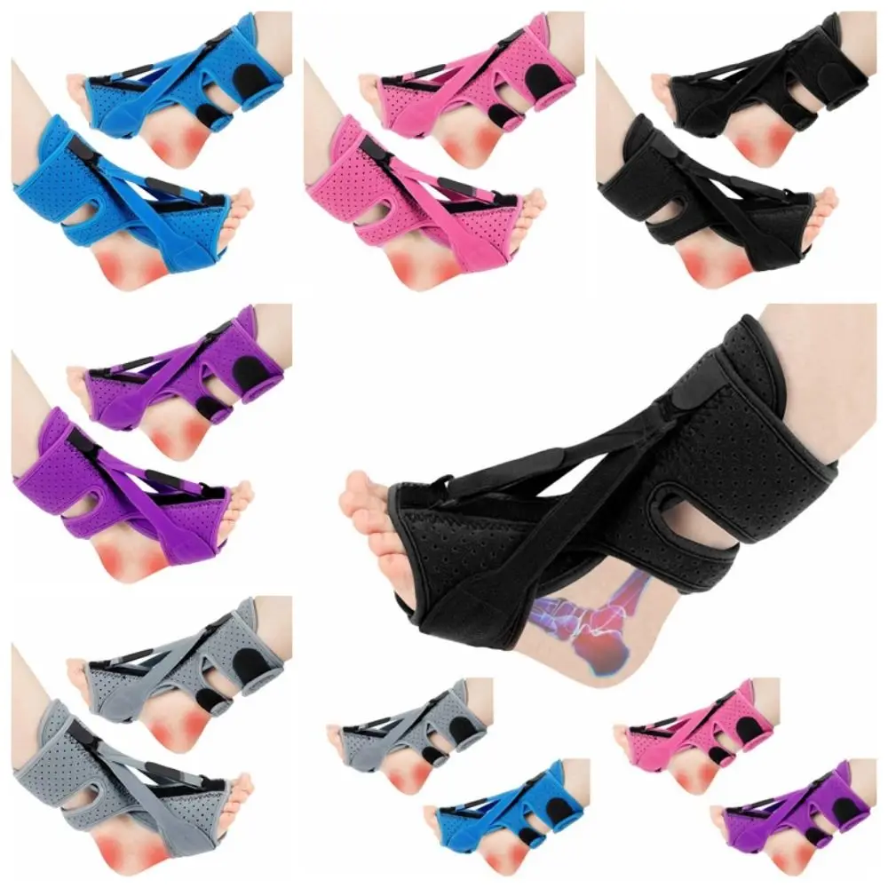 

1/2pcs 3 Adjustable Straps Plantar Fasciitis Night Splint Ankle Support One Size Fasciitis Relief Brace Durable Improve Relief