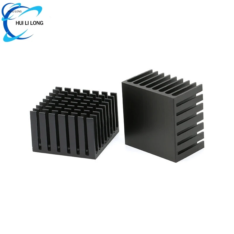5 Stück/1 Stück 37 x 37 x 24 mm Kühlkörper Kühler Kühlrippenkühler Aluminium-Kühlkörper für LED-Leistungs-IC-Transistormodul PBC 37 x 37 x 24 mm