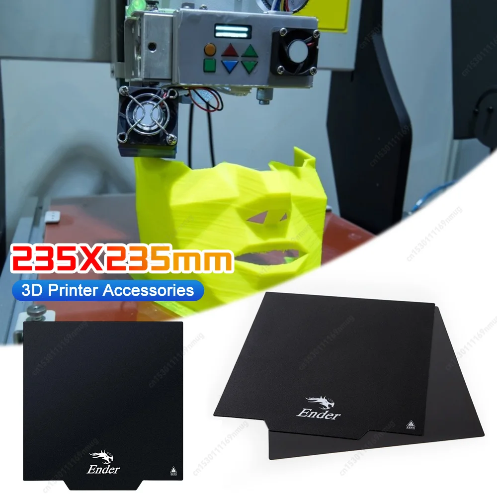 

Чехол для кровати с подогревом поверхности 3D-принтера и магнитной наклейкой, устойчивый к высоким температурам, подходит для Creality Ender 3/Ender 3 Pro