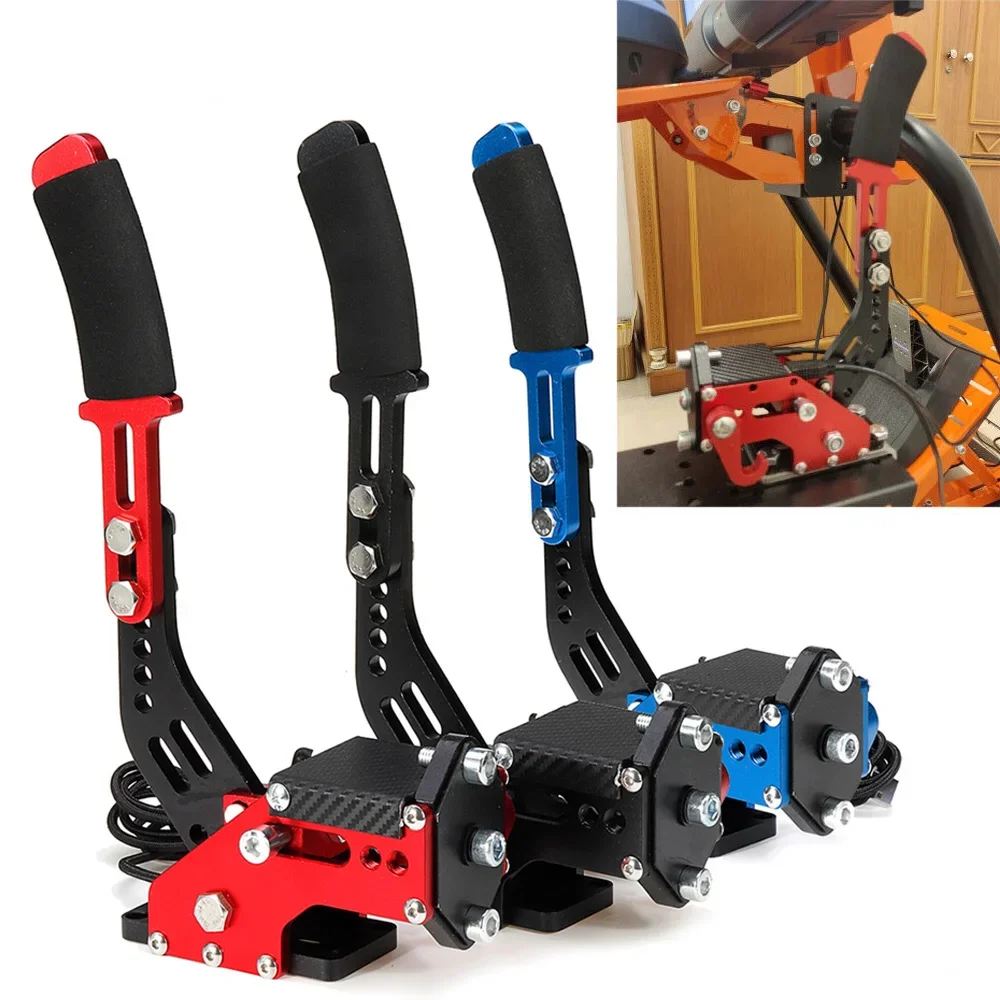 For G25 G27 G29 T500 Fanatec OSW Dirt Rally 14Bit USB Aluminum Adjustable SIM Racing Handbrake PC Game Simulation Accessories