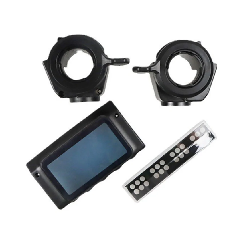 A22E-For 8 Inch Kugoo S1/S2/S3 Electric Scooter LCD Display Monitor Cover Light Guard With Accelerator Brake Thumb Handle