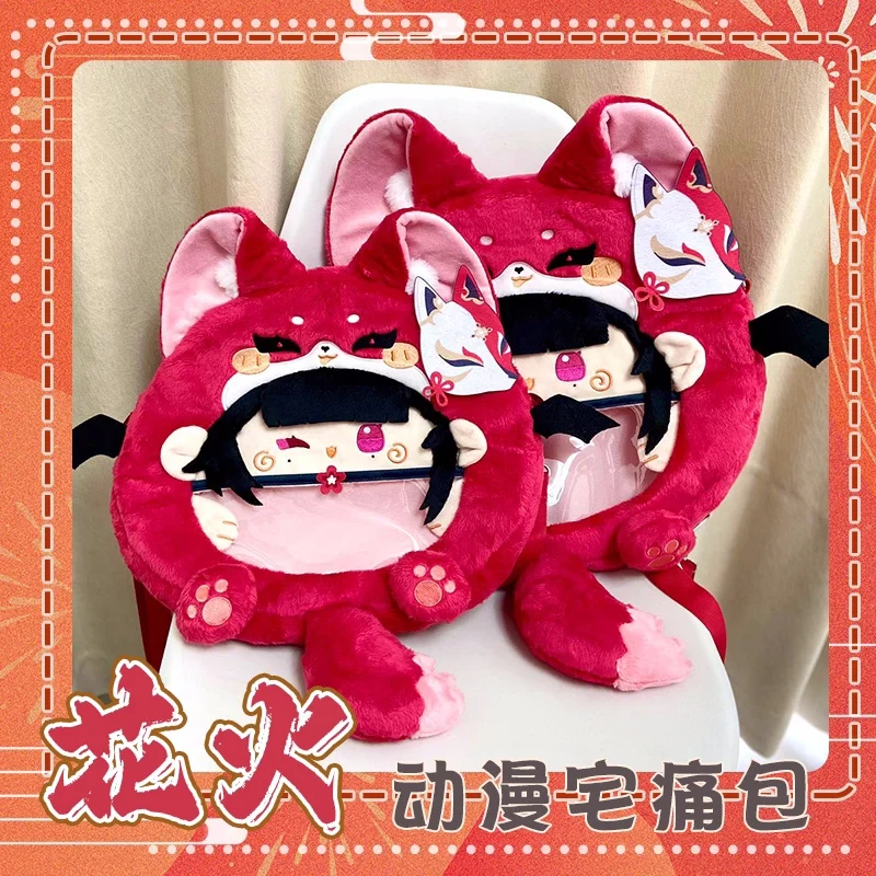 

Аниме Honkai: Star Rail Sparkle Прозрачный плюшевый рюкзак Сумки-мессенджеры Сумка через плечо с героями мультфильмов b303