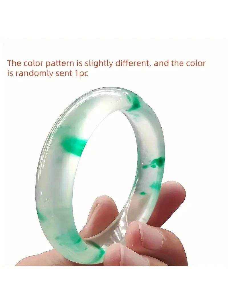 

Хит продаж, натуральный резьба ледяного типа, плавающий зеленый нефритовый браслет, уникальный ювелирный браслет с высоким ледяным цветком дракона