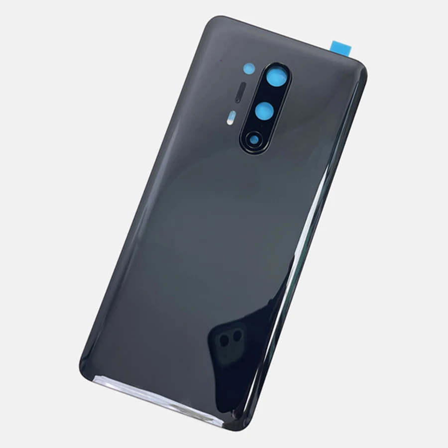 A+++ Back Battery Cover Door Rear Gorilla Glass 5 For Oneplus 8 Pro Battery Cover Housing Case 1+8 Pro with Camera Lens