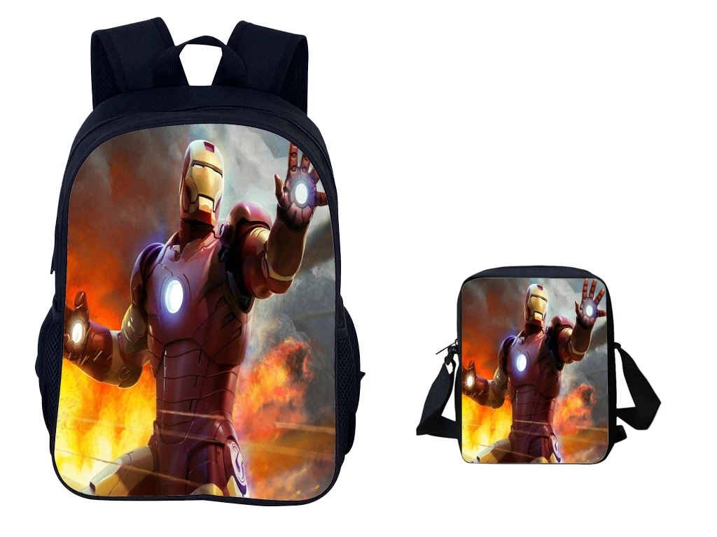 Классический рюкзак Iron Man для мальчиков и девочек