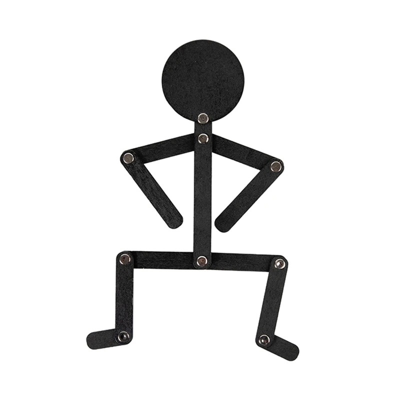 FBIL-Sport Wooden Man Material DIY Puzzle Toys Educational Game Early Learning Toy For Children Fine Motor Training