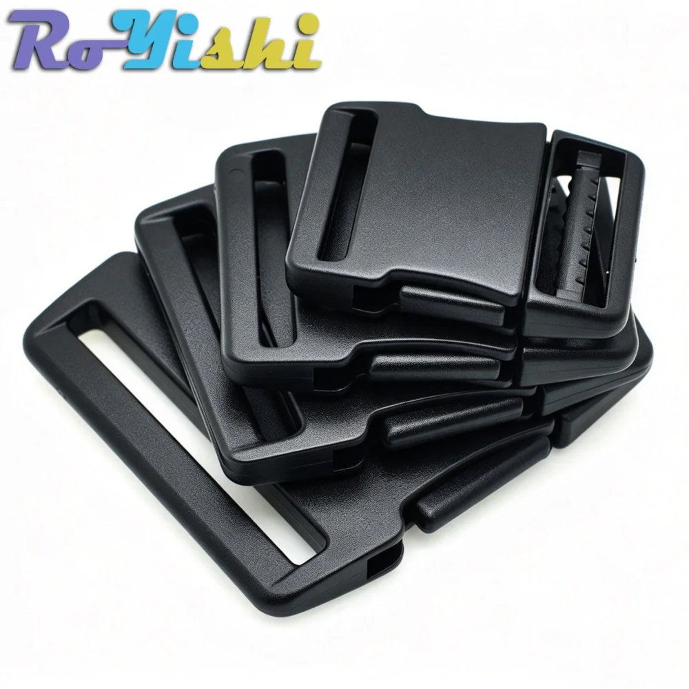 Plastic Quick Side Release Buckles, 20/25/30/38mm Adjustable Webbing Buckle, Backpack Strap Outdoor DIY Sewing Accessories
