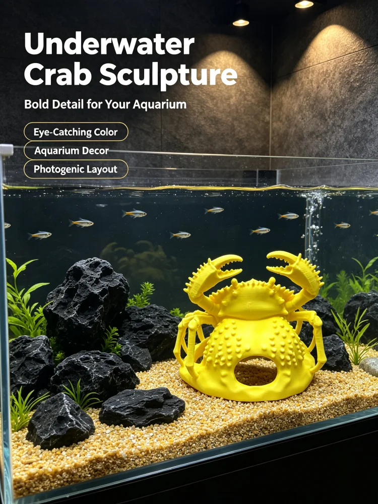 Желтая декоративная фигурка кр – обзор и цена Marine Aquarium Used