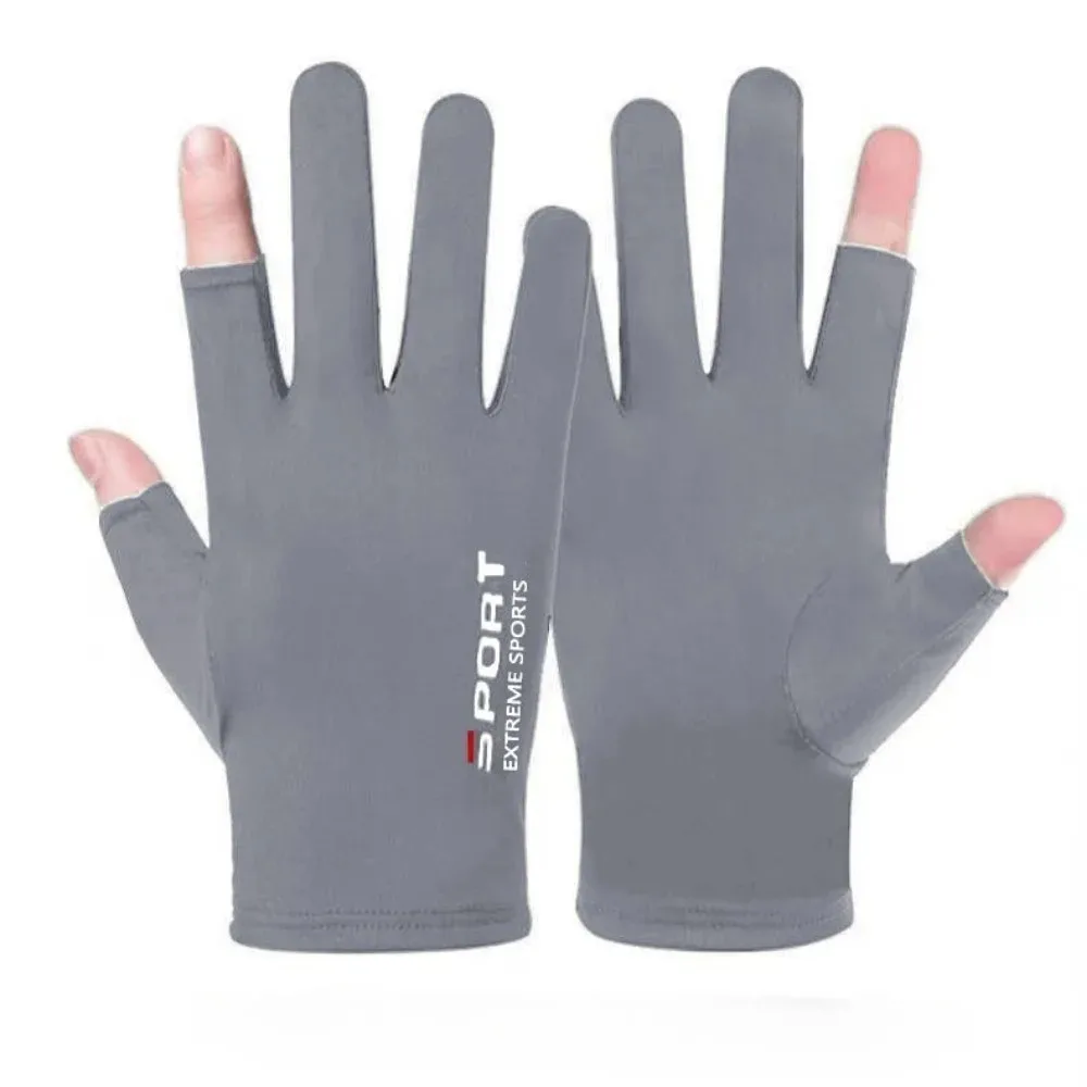 1 Pair Touchscreen Sports Gloves - UV Protection, Anti-Slip Grip for Fishing, Motorcycle, Cycling & Outdoor Activities image 4