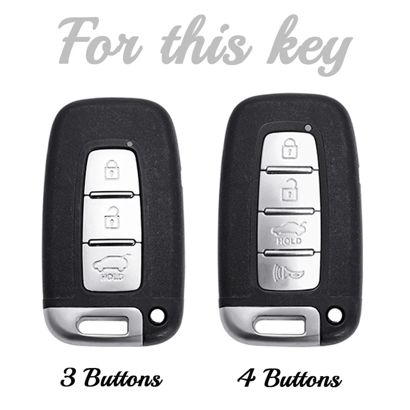 3 4 Button Smart Key Case Cover Fob For Hyundai IX35 Elantra Sonata 8 9 For Kia Sportage K5 K2 Sorento Optima Forte 2011-2016