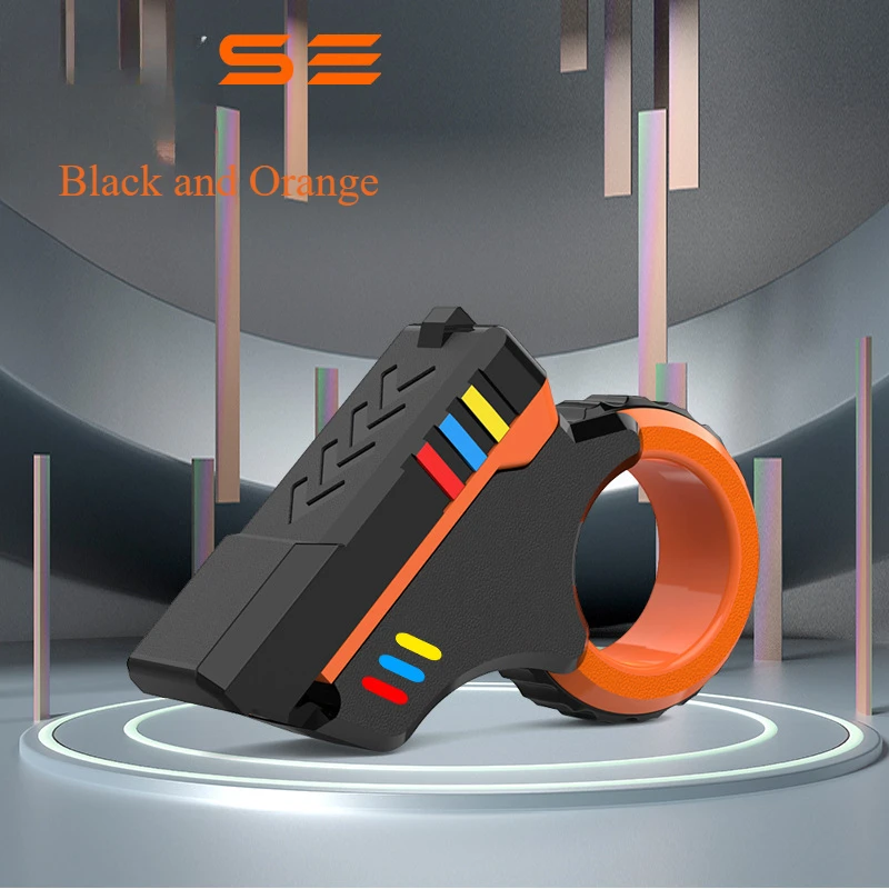 Multi-function Stress Relief Fidget Ring Office Decompress Rotary Finger Sliders Small Pistol Fingertip Toy for Adults Kids Gift