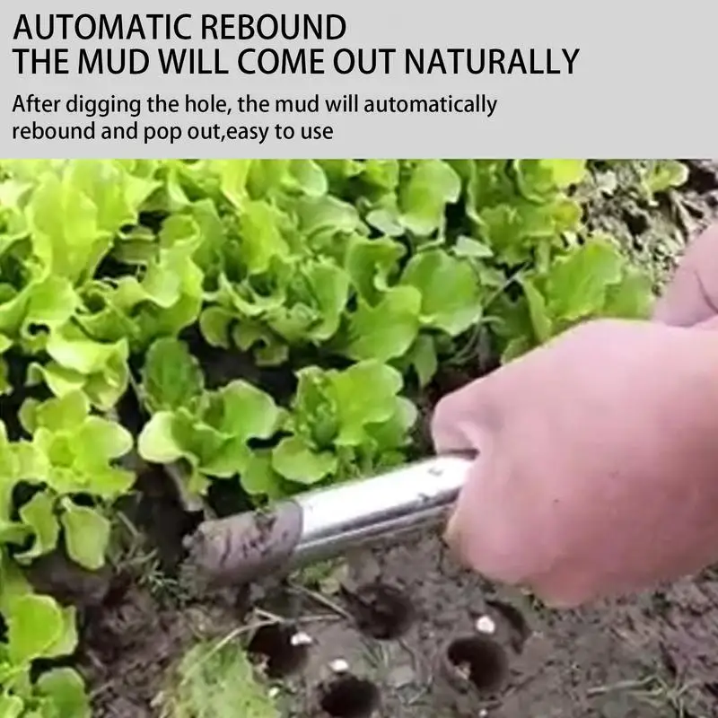 Seedling Transplanter Tool Manual Garden Transplanter Tool Portable Bulb Planter Wear-Resistant Transplanter Tool For Digging